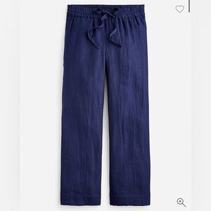 J.Crew Wide leg seaside pant in navy